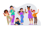 Enfants qui dansent